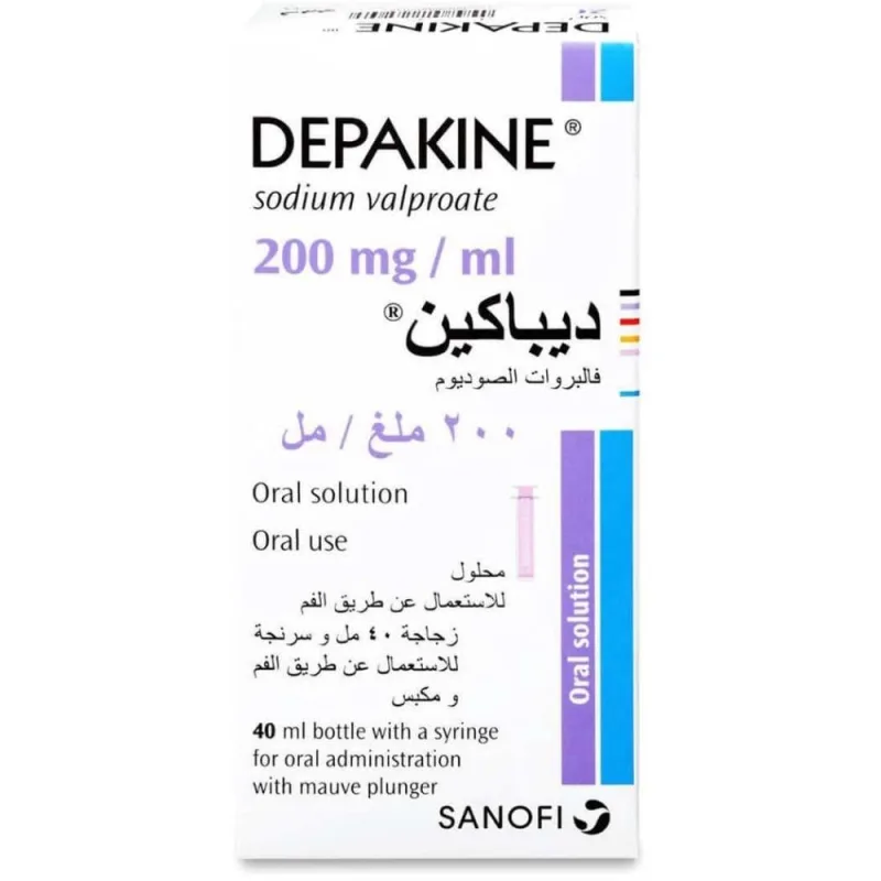 ديباكين 200 مجم/مل محلول نقط بالفم 40 مل