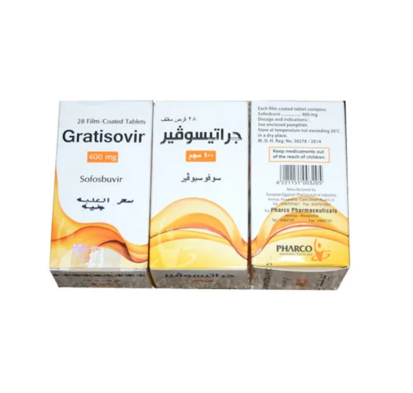 جراتيسوفير 400 مجم 28 قرص