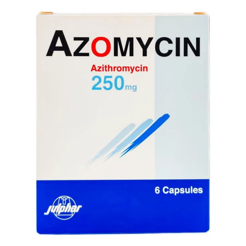 ازومايسين 250مجم 6 كبسولات