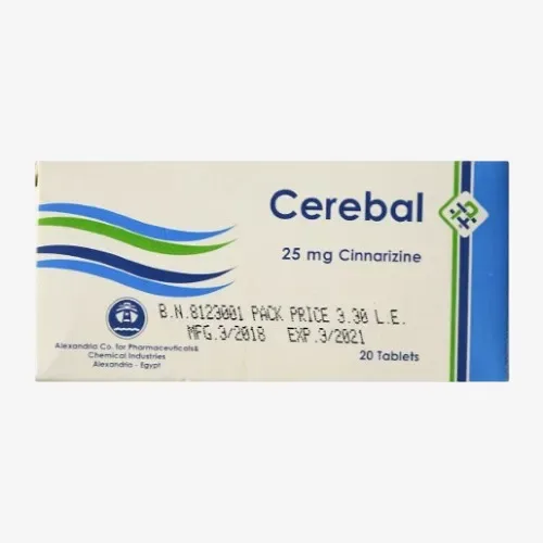 سيريبال 25 جم 20 قرص
