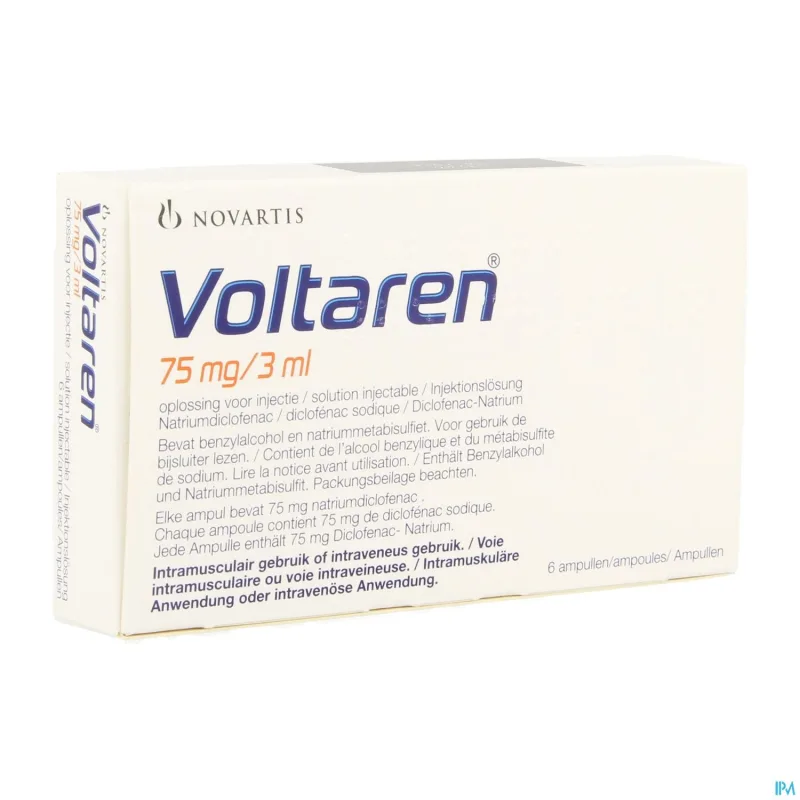 فولتارين 75مجم/3مل 6 أمبولات حقن
