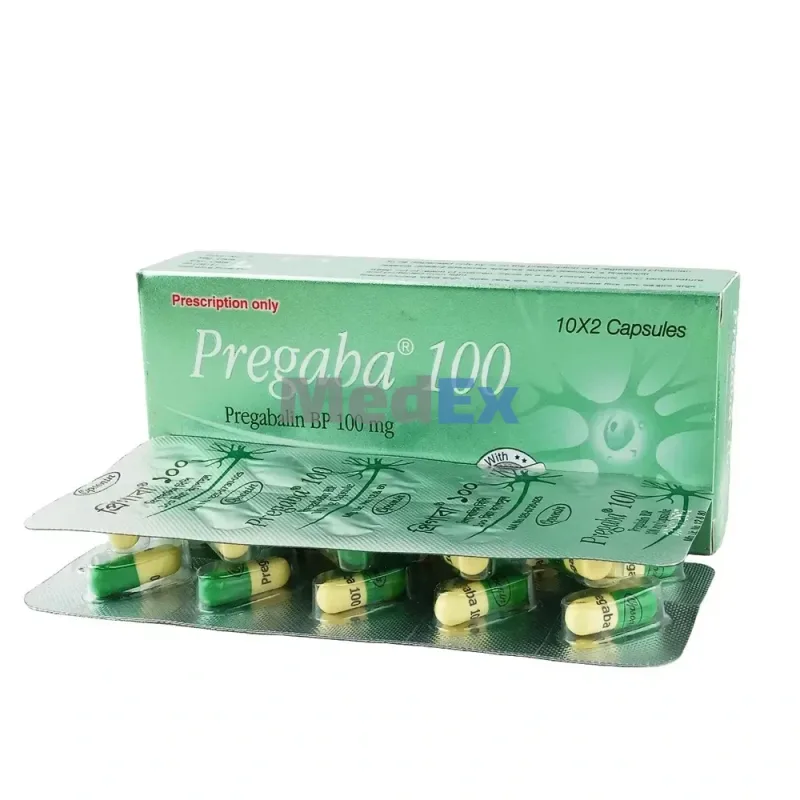 بريجابا 100مجم 20 كبسولة