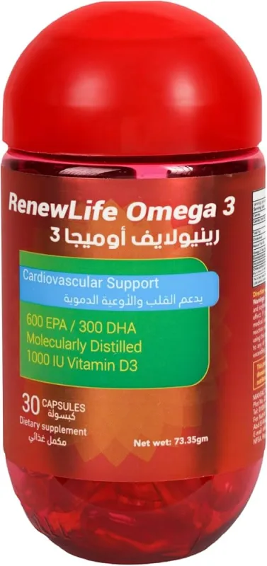 رينيو لايف اوميجا-3  1385مجم كبسولات