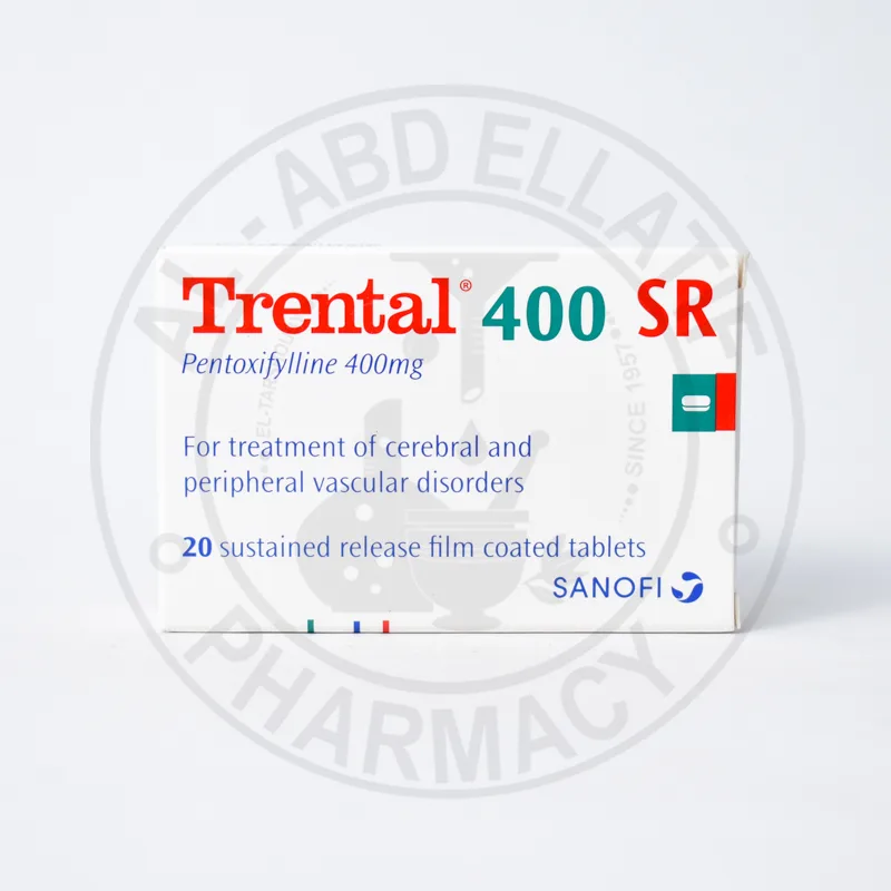 ترنتال 400مجم ممتد المفعول 20 قرص