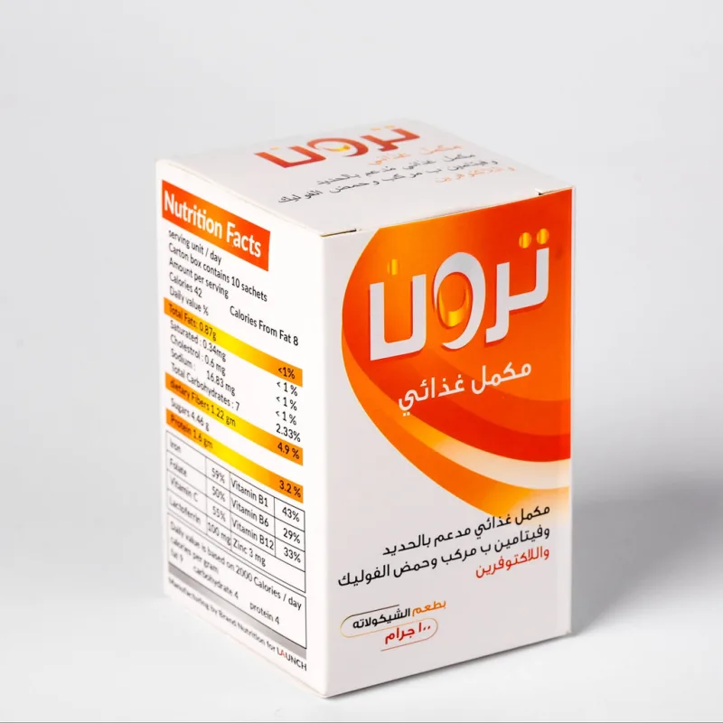 ترون 10 اكياس 100 جرام