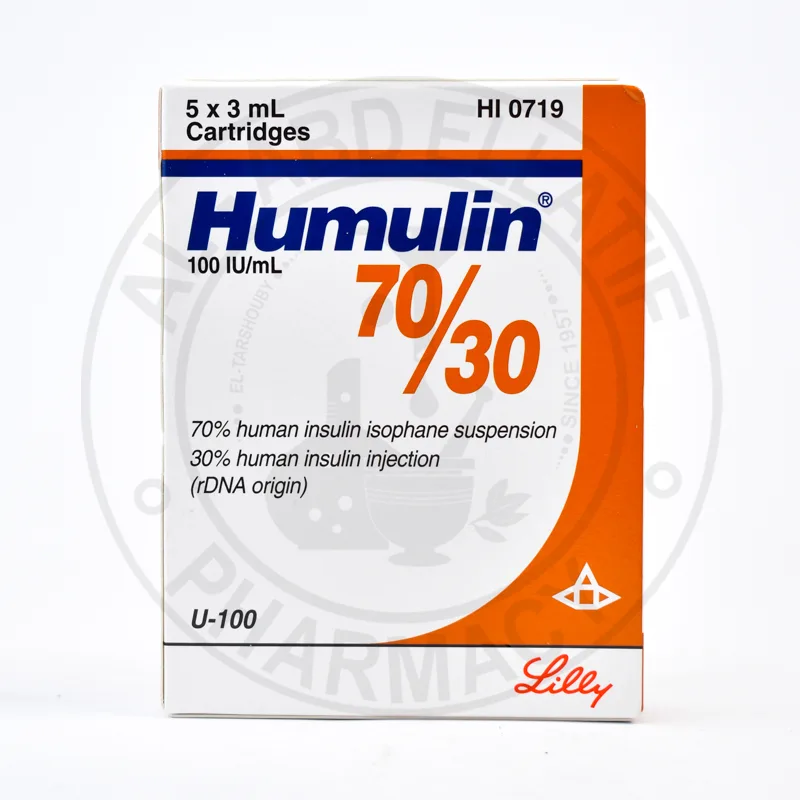 هيميولين 70/30 100 وحدة دولية 5 خرطوشات