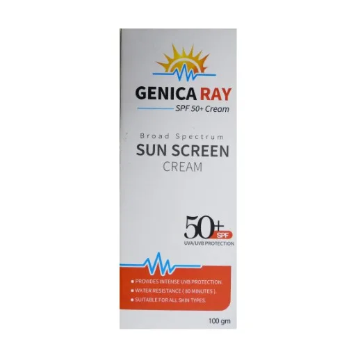 جينيكا راي صن سكرين عامل حماية 50+ كريم 100 جم