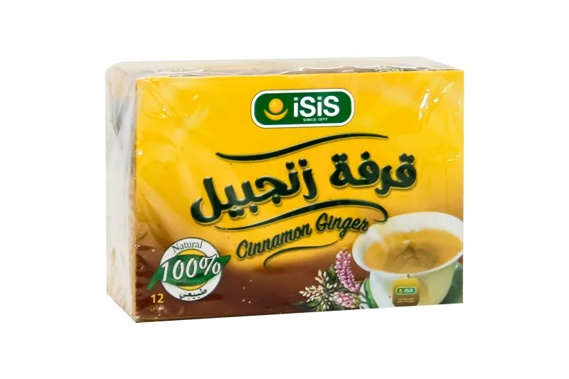 ايزيس زنجبيل وقرفه 12 فلتر باكو