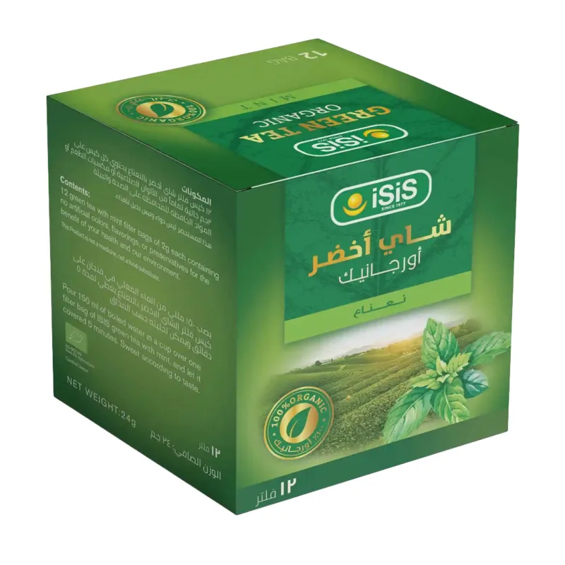 ايزيس شاي اخضر ونعناع 12 باكو