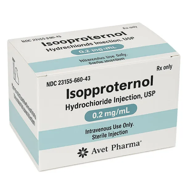 ايزوبروتيرينول هيدروكلوريد 0.2 مجم / مل امبول