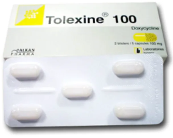 تولكسين 100مجم 5 كبسولات