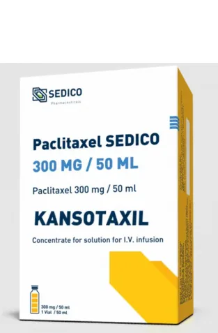 كانسوتاكسيل 6مجم/مل 300 مجم محلول مركز فيال وريد