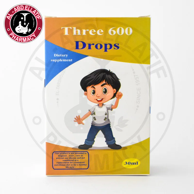 ثري دروبس 600 وحدة دولية/0.5مل 30 مل قطارة