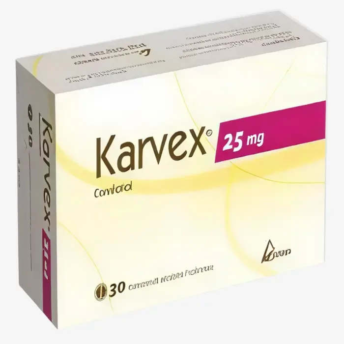 كارفيكس 25 مجم 30 قرص